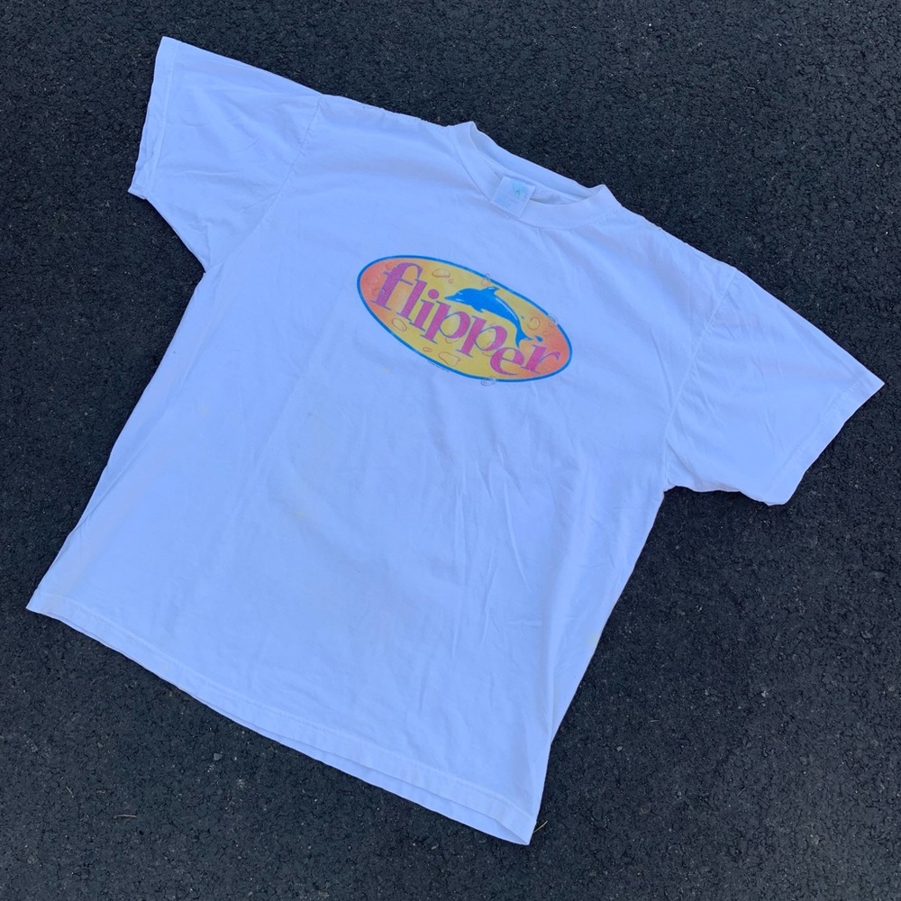 Vtg 90s Flipper Dolphin Movie Winterland Shirt Xl